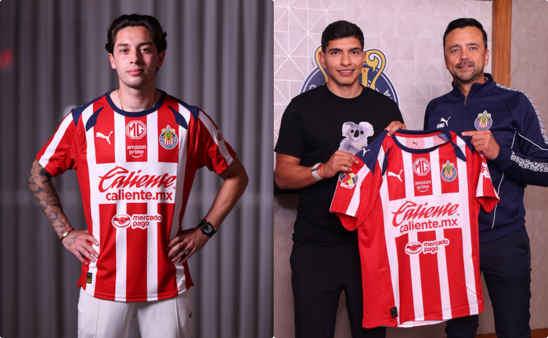Jordan Carrillo y Kevin Castañeda se integran a Chivas para el torneo Apertura 2026 de la Liga MX - Foto: @Chivas en X