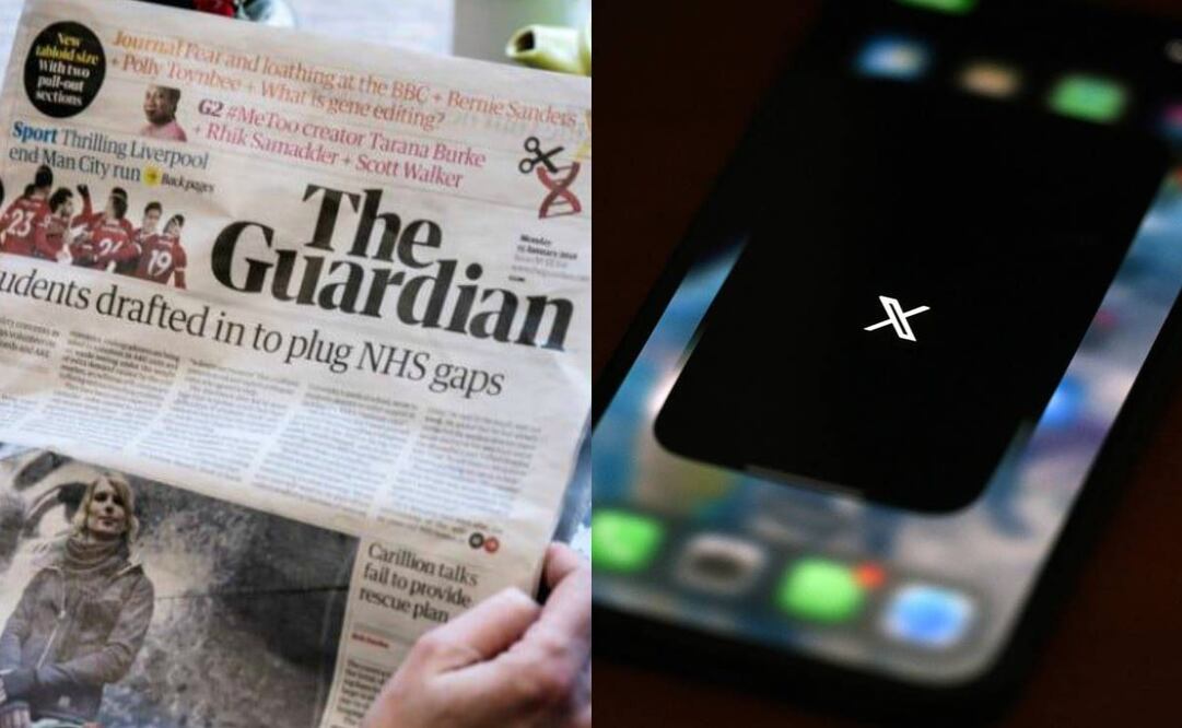 The Guardian deja de publicar su contenido en la plataforma X. Foto: especial