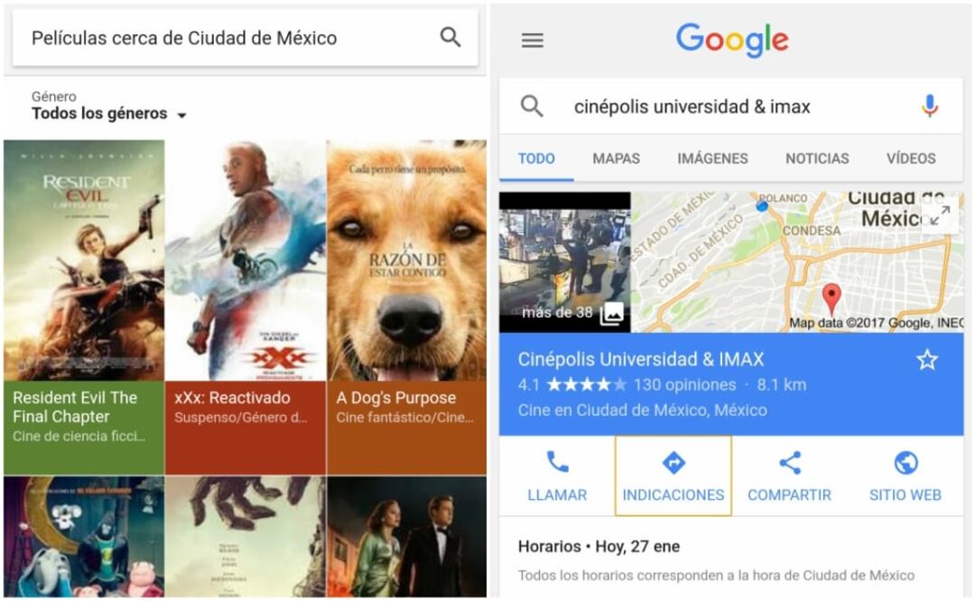 87% de las personas encuestadas aseguró que consultan internet cuando están decidiendo si asisten al cine