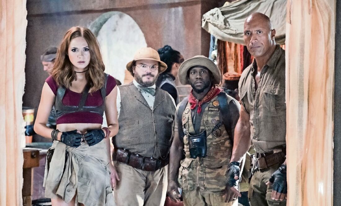 El filme trata sobre un grupo de personas atrapados en un videojuego. (COLUMBIA PICTURES)