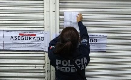 Aseguran ocho toneladas de tenis apócrifos en La Merced
