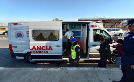 Policía auxiliar es atacado en intento de asalto en Metro Ecatepec; agresores huyen tras lesionarlo