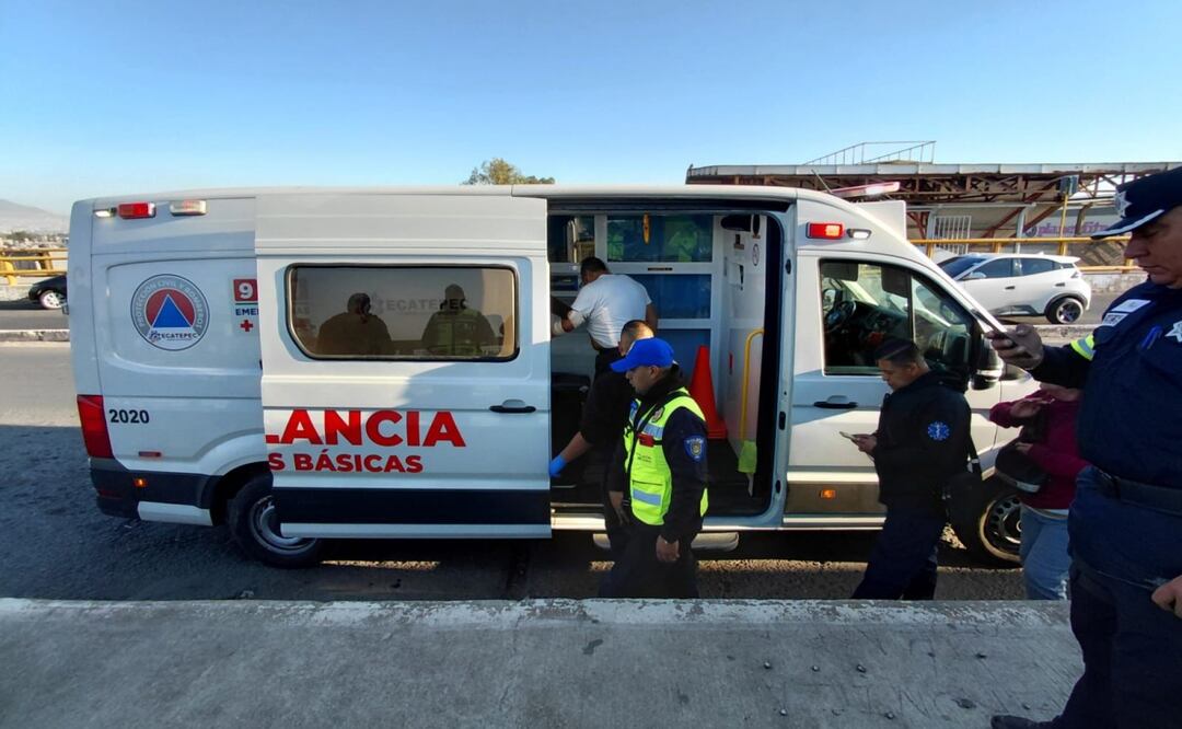 Policía auxiliar es atacado en intento de asalto en Metro Ecatepec; agresores huyen tras lesionarlo. Foto: Especial
