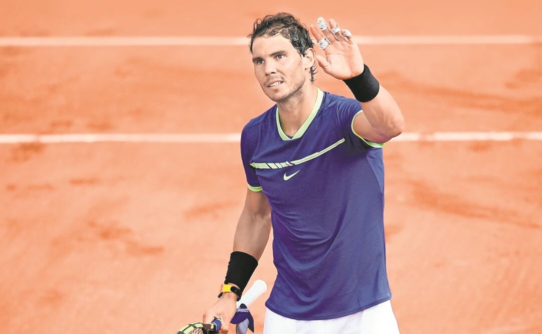 Nadal mostro gran forma y cedió sólo un juego. (LIONEL BONAVENTURE. AFP)