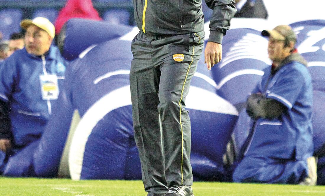 Luis Fernando Suárez salió satisfecho con la labor de Dorados (CARLOS MEJÍA. EL UNIVERSAL)