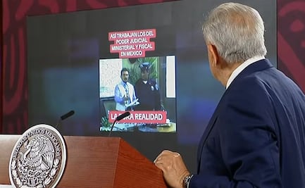 AMLO transmite en su mañanera sketches de Héctor Suárez para entender “por qué queremos la reforma judicial”