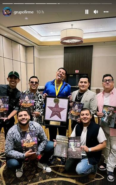 Grupo Firme presume estrella en Las Vegas