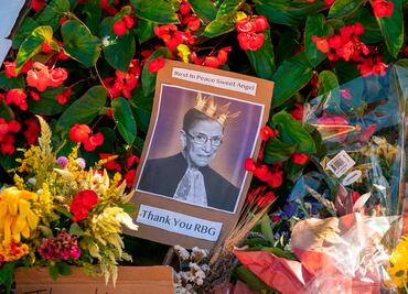 Restos de la jueza Ruth Bader Ginsburg se expondrán al público en el Supremo de EU