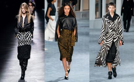 El estampado de cebra se coloca como el favorito del invierno 2019
