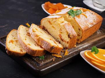 Hornea panqué de naranja sin huevo