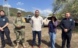 Helicóptero de la Marina rescatará a brigadistas atrapados en la sierra de Álamos, Sonora; familiares bloquean acceso al municipio