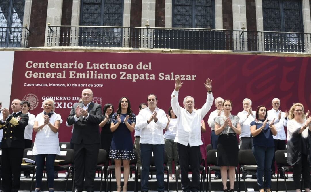 El presidente Andrés Manuel López Obrador conmemora centenario luctuoso de Emiliano Zapata. Foto: Tony Rivera/EL UNIVERSAL