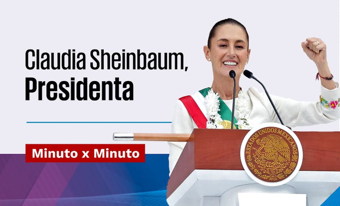 Claudia Sheinbaum tomó posesión como presidenta de México este 1 de octubre. Sigue aquí el Minuto a Minuto de El Universal