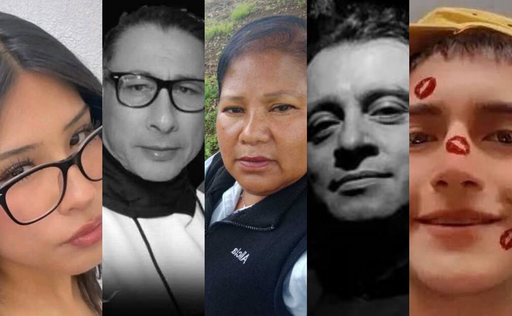 Ana Daniela Barragán, Eduardo Noé García Morales, Alicia Matías, Jorge Islas Flores e Irving Uriel Carrillo Reyes, son parte de los fallecidos por la explosión de pipa en Iztapalapa. Fotos: Tomadas de facebook / Especiales