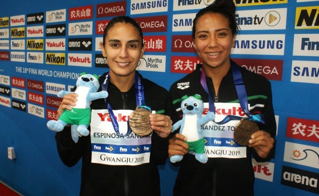 Paola Espinosa and Melany Hernández - Photo: Taken from Conade's Twitter account