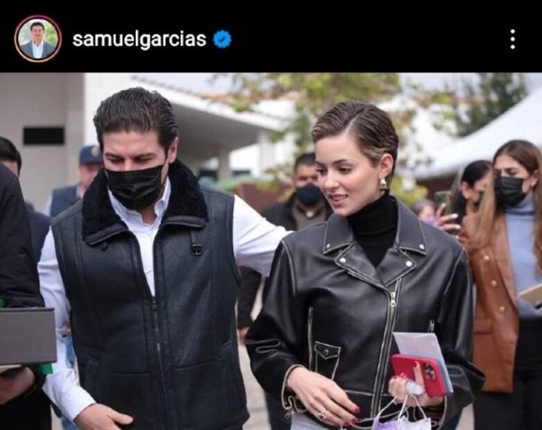 Mariana Rodríguez te enseña cómo lucir una cazadora de piel con botas 