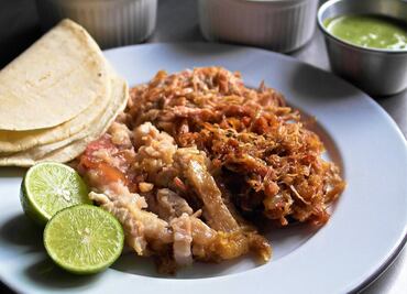 Nana y buche: partes del puerco que se usan para tacos
