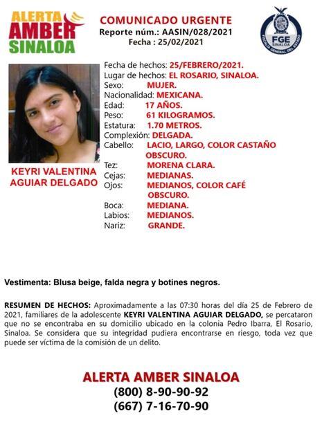 Activan Alerta Amber para localizar a Eva María y Keyri Valentina; desaparecieron en Sinaloa