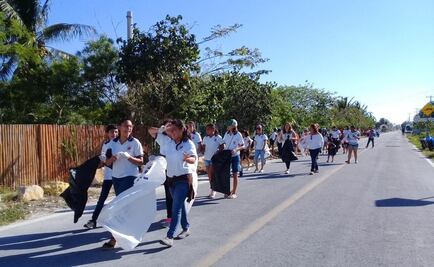 Recolectan 68 toneladas de basura en manglares de Yucatán