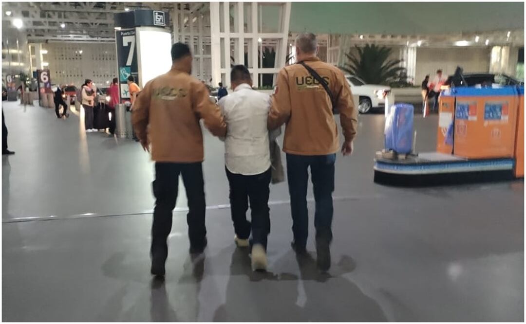 El presunto responsable identificado con las iniciales JC, fue trasladado al juzgado de primera instancia del sistema de justicia en Tula, Hidalgo. Foto: Especial