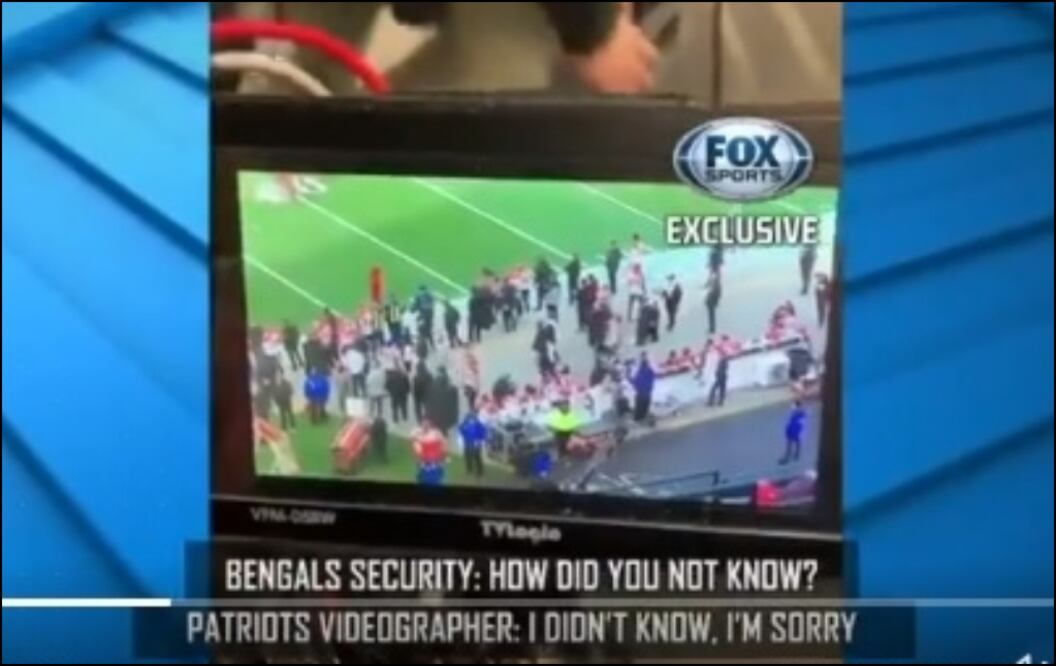 El video en el que los Patriots grabaron indebidamente a los Bengañs