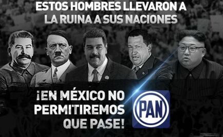 PAN aclara "comparación" de Hitler con AMLO en nueva campaña