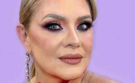 El maquillaje de Erika Buenfil ideal para las fiestas, con pestañas XL