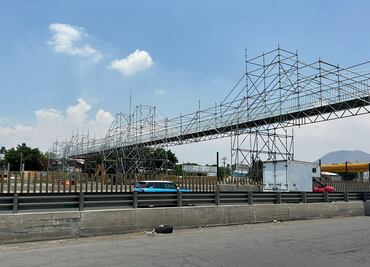 Retirarán puente peatonal de la México-Puebla pero se pondrá uno más adelante