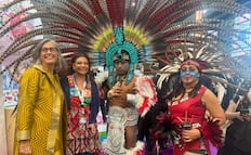 Clara Brugada inaugura Pabellón de Utopías en el Foro Urbano Mundial 2026 en Azerbaiyán; destaca espacios de cuidado