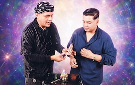Osvaldo Rigz se somete a ritual espiritual de Yamarash para atraer nuevas oportunidades