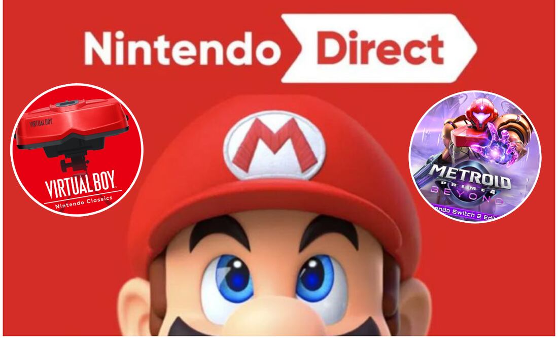 Nintendo Direct septiembre 2025: regreso de Virtual Boy y anuncio de Metroid Prime 4, entre las novedades del evento. Foto: Nintendo