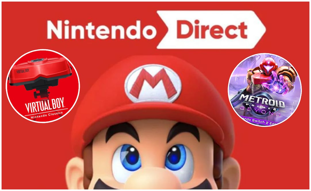 Nintendo Direct septiembre 2025: regreso de Virtual Boy y anuncio de Metroid Prime 4, entre las novedades del evento. Foto: Nintendo