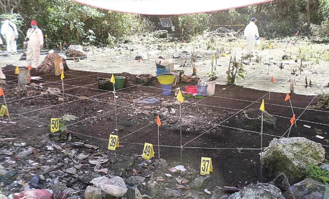 During the search, experts found 15 pieces of evidence in Cocula - Photo: Feature photography