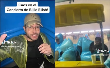 TikTok: Joven queda atrapado en baño portátil tras lluvia en concierto de Billie Eilish; “me voy a desmayar”