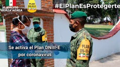 Ejército activa fase de auxilio a la población del Plan DNIII-E por Covid-19