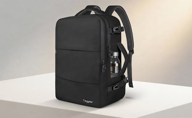 Mochila de viaje de 10 kg en menos de 500 pesos en Amazon México; viaja de manera cómoda y de calidad