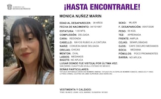 Mónica Núñez, originaria de Colombia, desapareció tras abordar un taxi de aplicación; visitó a una amiga en la Magdalena Contreras