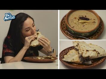 Unas tlayudas de camarón y una crema de chapulines Pa´l Antojo