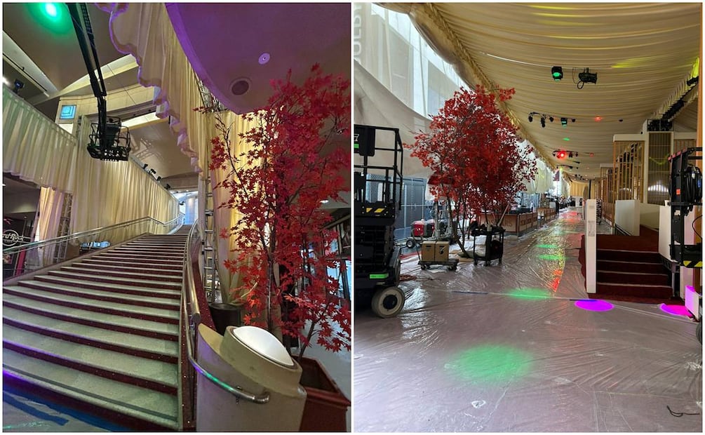 La gala de la Academia, en Hollywood, se tiñe de ocre y morado.
Foto: Mario P. Székely/Corresponsal