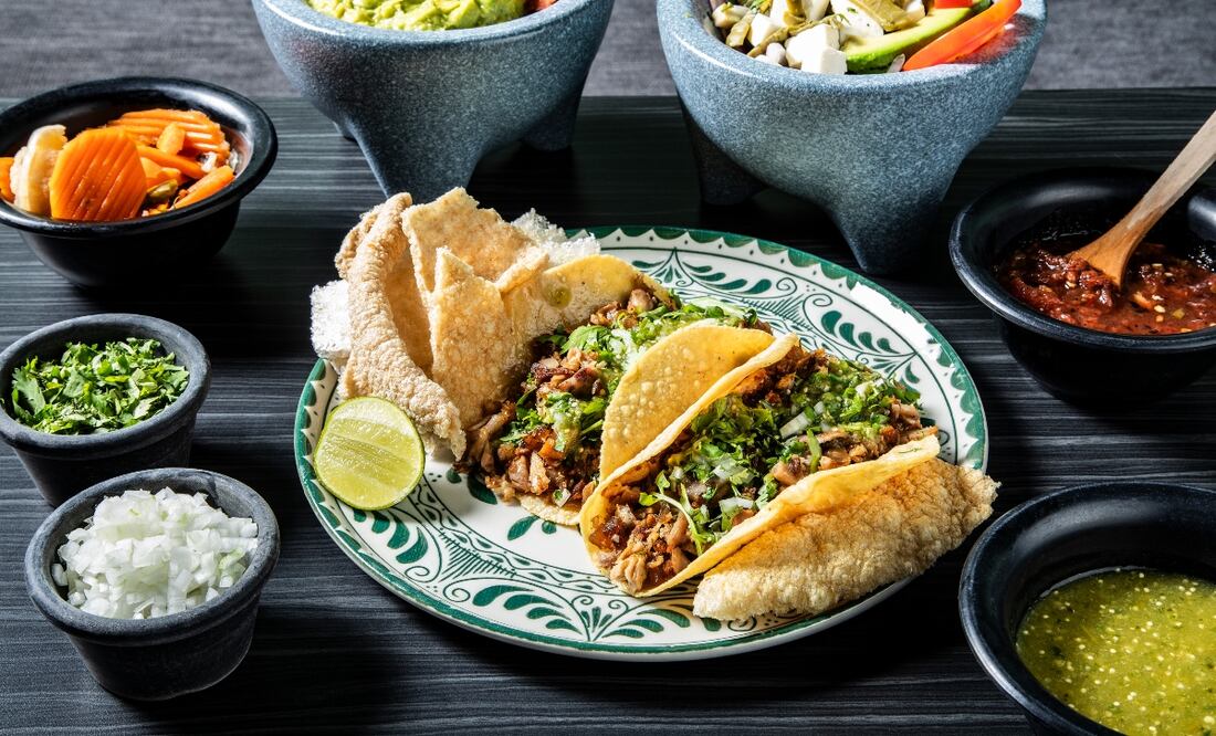 Taquiza en restaurante Los Panchos. Foto: Jorge Garaiz