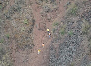 Rescatan a hombre tras caer al cráter del volcán inactivo Xitle en Tlalpan