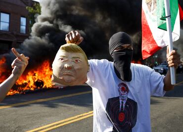 Trump señala que disturbios de Los Ángeles son un ataque total a la paz; buscan "prolongar la invasión extranjera" de EU, dice