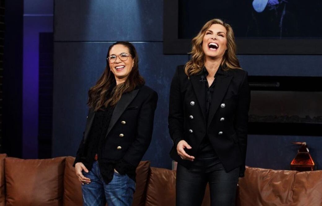 Montserrat Oliver y Yolanda Andrade hacen mancuerna en el programa de Unicable, "Montse & Joe".
Foto: Instagram