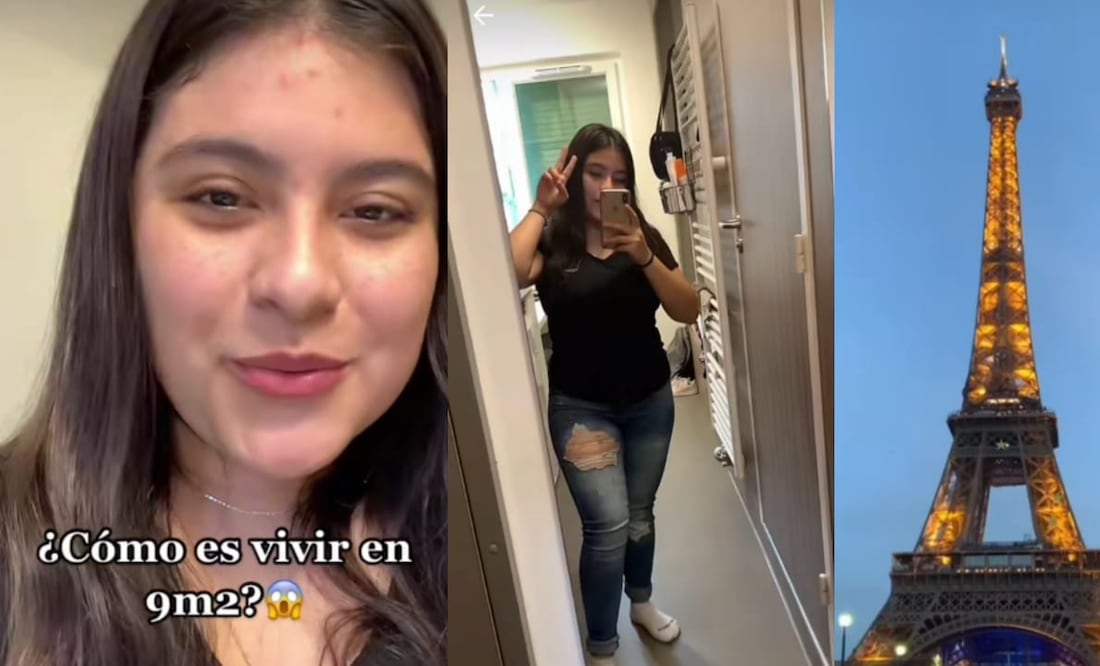 La joven tiktoker vive y estudia en Francia. Foto: TikTok @greciavargas95