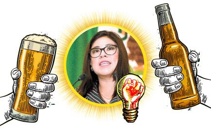 El Foco. Cerveza al tiempo, rancia... Es la bebida de la 4tibia