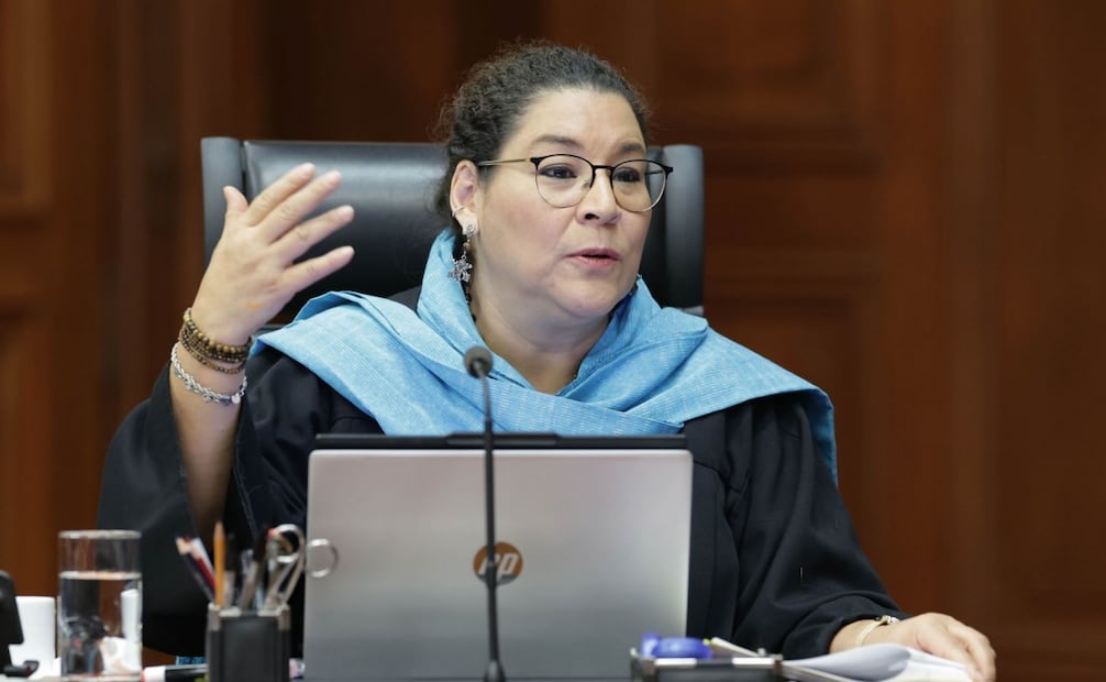 La ministra Lenia Batres Guadarrama, durante la sesión de la Suprema Corte de Justicia de la Nación de este lunes 9 de marzo de 2026. Foto: SCJN/Cuartoscuro