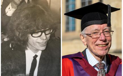 ¡Sí se pudo! Le tomó 50 años, pero se graduó como doctor en filosofía