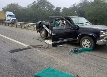 Tragedia en Altamira: tráiler impacta camioneta de jornaleros; mueren 4