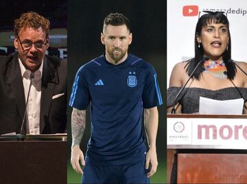 David Faitelson revienta a diputada María Clemente por proponer a Messi como 'persona non grata'