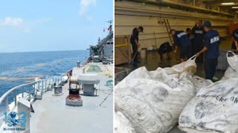 Recolecta Marina 10 toneladas de sargazo en Quintana Roo